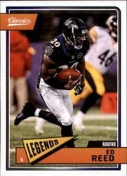 2018 Panini Classics Base Set Ed Reed #104 card