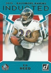 2019 Donruss Inducted Ed Reed #IN-1 card