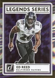 2020 Donruss Legends Series Ed Reed #LS-ER card