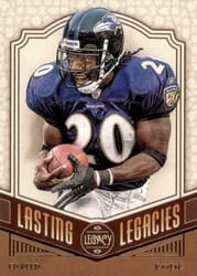 2020 Panini Legacy Lasting Legacies Ed Reed #LL-ER card