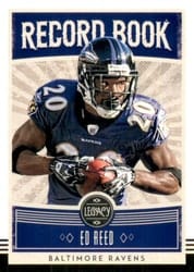 2020 Panini Legacy Record Book Ed Reed #RB-ER card