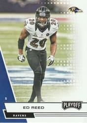 2020 Panini Playoff Base Set Ed Reed #31 card