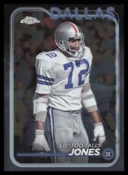2024 Topps Chrome Base Set Ed "Too Tall" Jones #49 card