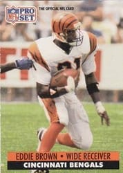 1991 Pro Set Base Set Eddie Brown #461 card