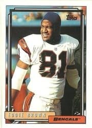 1992 Topps Base Set Eddie Brown #279 card