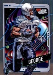 2024 Topps Chrome Cosmic Base Set Eddie George #97 card