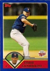 2003 Topps Base Set Eddie Guardado #9 card