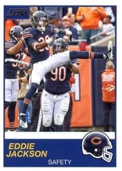2019 Score Base Set Eddie Jackson #211 card