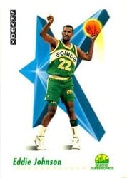 1991-92 SkyBox Base Set Eddie Johnson #270 card