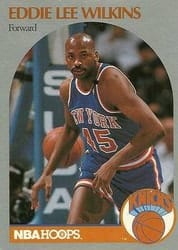 1990-91 Hoops Base Set Eddie Lee Wilkins #211 card