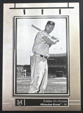 2024 Topps Museum Collection Private Viewing Eddie Mathews #PV-17 card