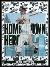 2025 Topps All Star Game Homegrown Heroes Eddie Mathews #HH-24