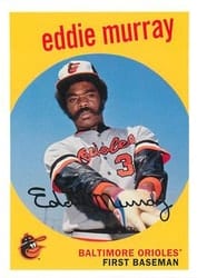 2018 Topps Archives Base Set Eddie Murray #96 card