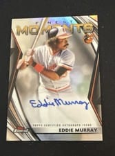 2021 Finest Moments Autographs Eddie Murray #FMA-EM card