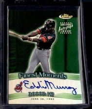 2022 Finest Moments Autographs Eddie Murray #FMA-EM card