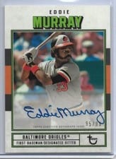 2022 Topps Brooklyn Collection Autographs Eddie Murray #AC-EMU card