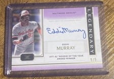2024 Topps Definitive Collection Legendary Autographs Eddie Murray #LAC-EMU card