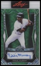 2025 Leaf Spectacular Baseball Metal Autographs Eddie Murray #MA-EM1 card