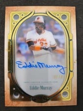 2026 Topps Tier One Clearly Perfect Autographs Eddie Murray #CPA-EM card