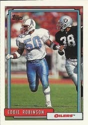 1992 Topps Base Set Eddie Robinson #676 card