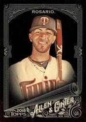 2018 Topps Allen & Ginter X Base Set Eddie Rosario #12 card