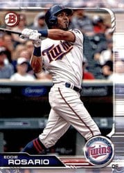 2019 Bowman Base Set Eddie Rosario #63 card