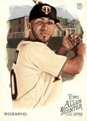 2019 Topps Allen & Ginter Base Set Eddie Rosario #190 card