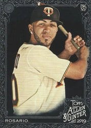 2019 Topps Allen & Ginter X Base Set Eddie Rosario #190 card