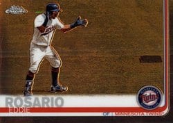 2019 Topps Chrome Base Set Eddie Rosario #147 card