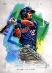 2019 Topps Inception Base Set Eddie Rosario #10 card