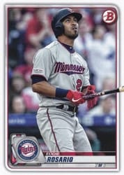 2020 Bowman Base Set Eddie Rosario #49 card