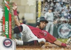 2020 Topps Holiday Base Set Eddie Rosario #HW78 card