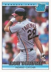1992 Donruss Base Set Eddie Taubensee #18 card