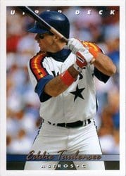 1993 Upper Deck Base Set Eddie Taubensee #296 card