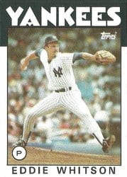 1986 Topps Base Set Eddie Whitson #15 card