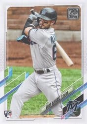 2021 Topps Base Set Eddy Alvarez #326 card