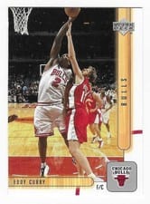 2001-02 Upper Deck Base Set Eddy Curry #245 card