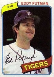 1980 Topps Base Set Eddy Putman #59 card