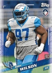 2019 Topps AAF Base Set Eddy Wilson #54 card
