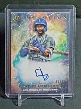 2022 Bowman Inception Primordial Prospects Autographs Eddys Leonard #PPA-EL card