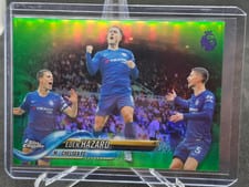 2018 Topps Chrome Premier League Eden Hazard #73 card