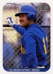 2018 Topps Archives Snapshots Base Edgar Martinez #AS-EM card