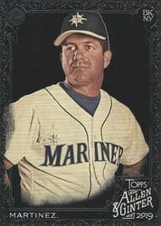 2019 Topps Allen & Ginter X Base Set Edgar Martinez #58 card
