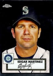 2021 Topps Chrome Platinum Anniversary Base Set Edgar Martinez #530 card