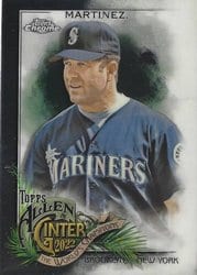 2022 Topps Allen & Ginter Chrome Base Set Edgar Martinez #127 card