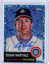 2022 Topps Chrome Platinum Anniversary Autographs Edgar Martinez #CPA-EMA card