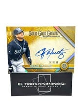 2022 Topps Tribute Solid Gold Greats Autographs Edgar Martinez #GGA-EM card