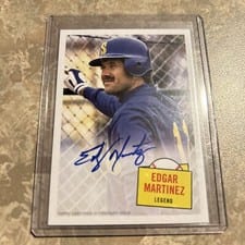 2023 Topps Archives 1957 Hit Stars Autographs Edgar Martinez #57HS-EM card