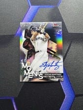 2024 Finest Moments Autographs Edgar Martinez #FMA-EM card