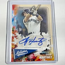 2024 Topps Update Autumn Tales Autographs Edgar Martinez #ATA-EM card